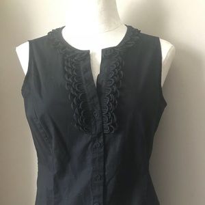 Talbot’s Sleeveless Button Down Shirt